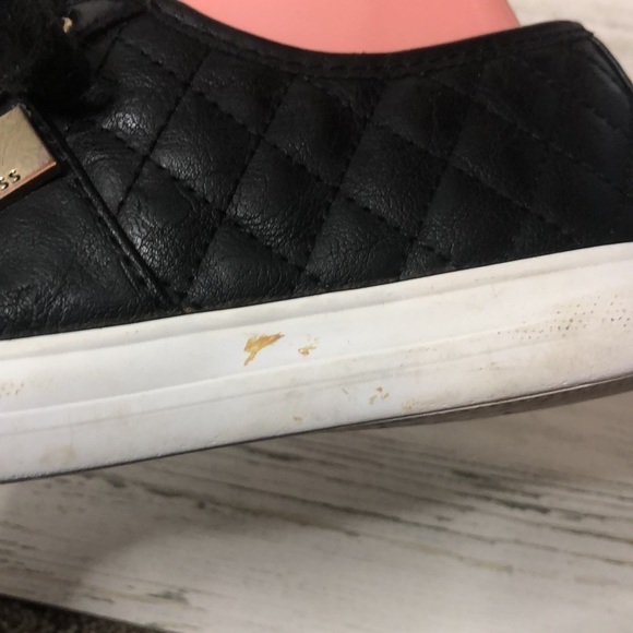 G By Guess Black Quilted Low Shoes 7 - Picture 5 of 10